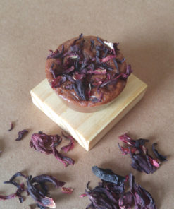 Sabonete facial de argila vermelha com hibisco - Linha Afrodite