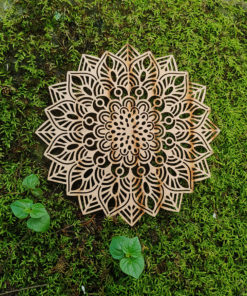 Mandala rios verdes 15cm