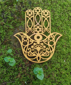 Mandala mão de Fátima 15cm