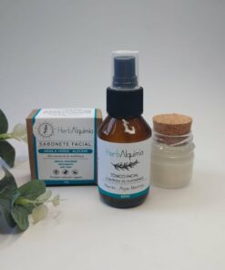 Kit skin care minimalista Gaia - peles oleosas a acneicas